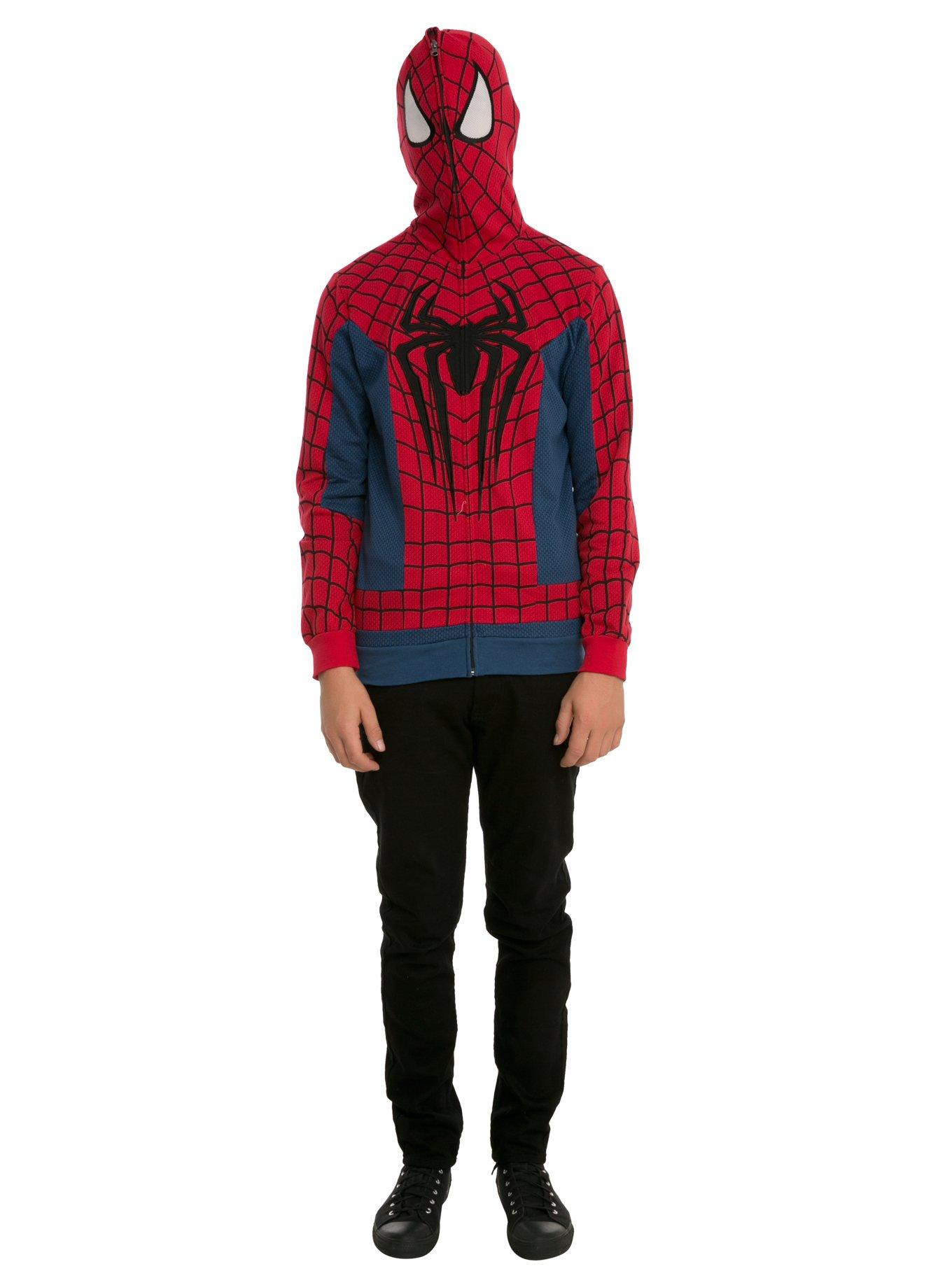 Marvel Spider-Man Costume Full Zip Hoodie