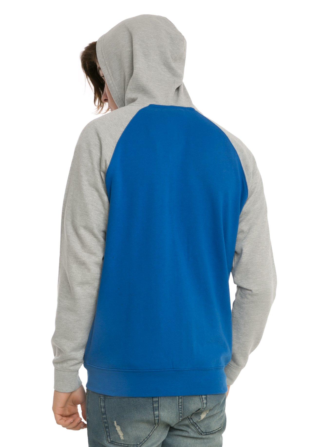 DC Comics Superman Color Block Raglan Zip Hoodie, , alternate