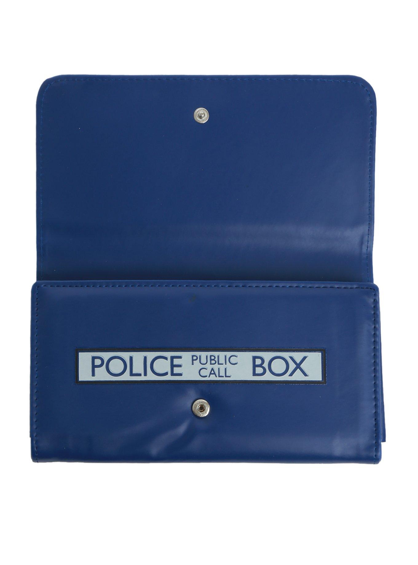 Doctor Who TARDIS Embossed Flap Wallet, , alternate