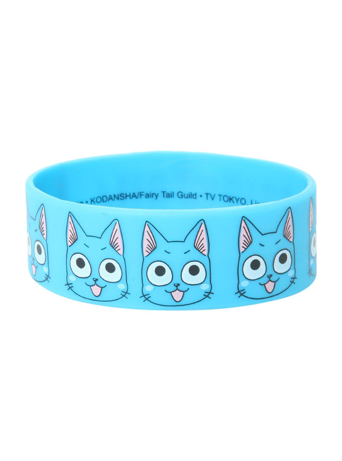 Fairy Tail Happy Rubber Bracelet, , alternate