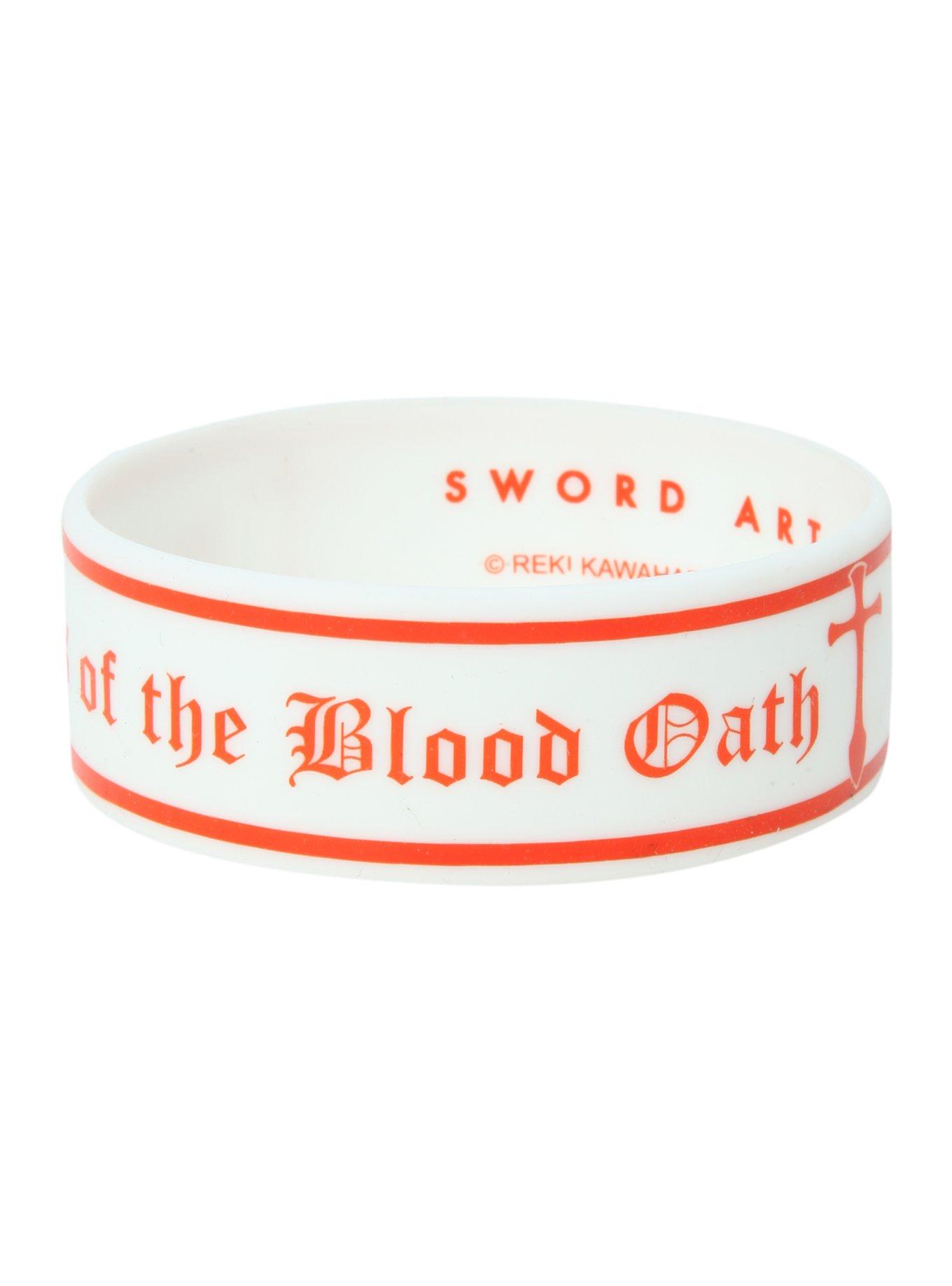 Sword Art Online Blood Oath Rubber Bracelet, , alternate