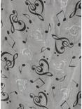 Music Clef Heart Notes Infinity Scarf, , alternate