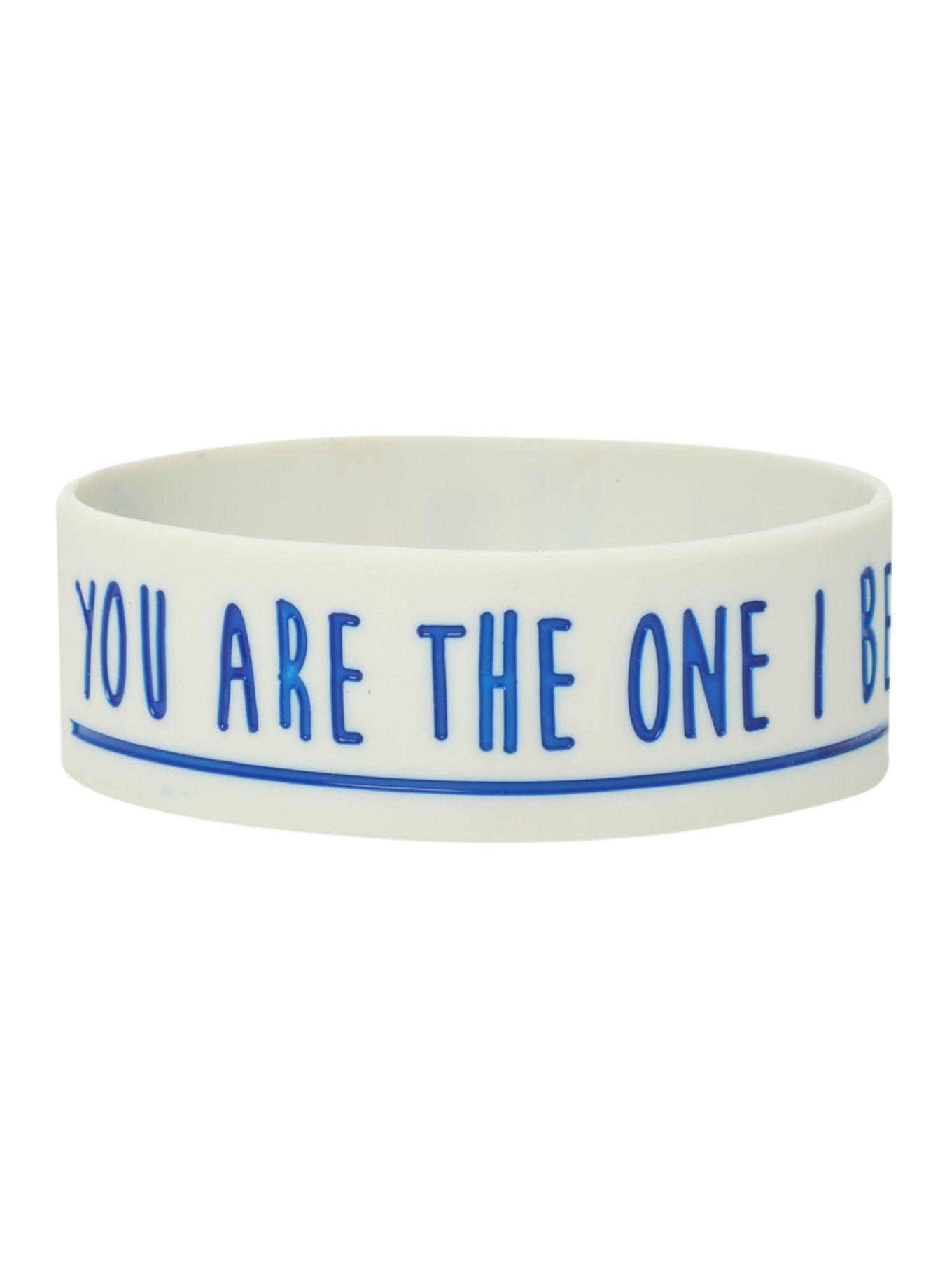 We The Kings Believe Rubber Bracelet, , alternate