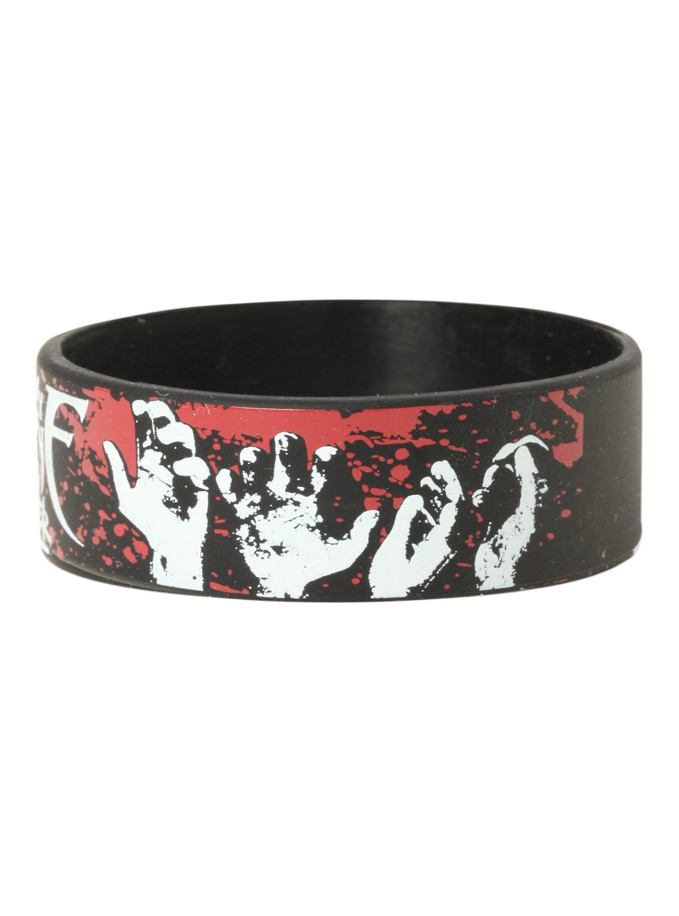 Bullet For My Valentine Temper Temper Hands Rubber Bracelet, , alternate