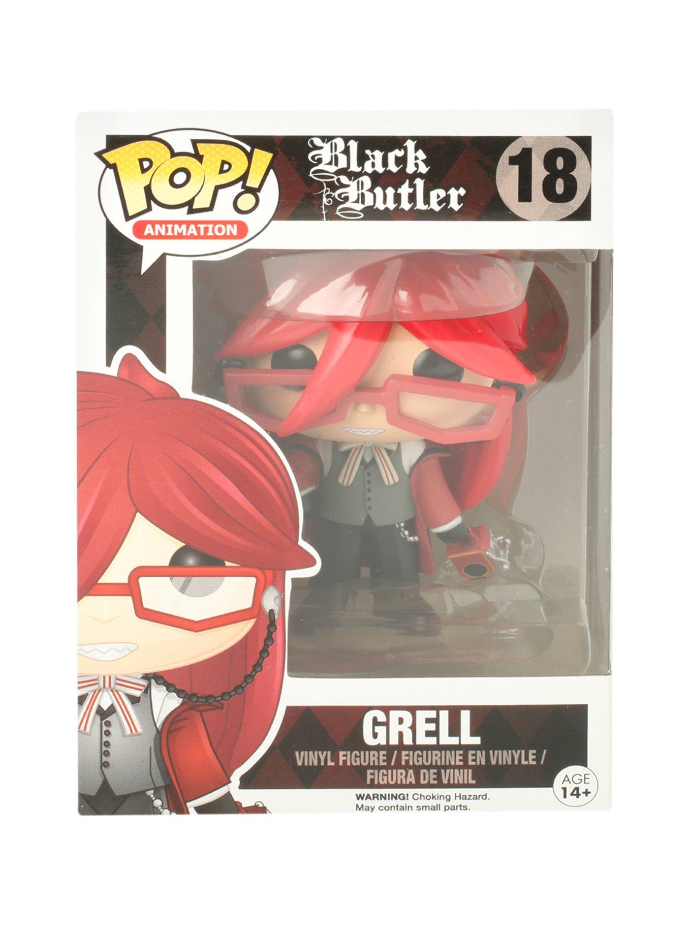 Funko Black Butler Pop! Animation Grell Vinyl Figure, , alternate