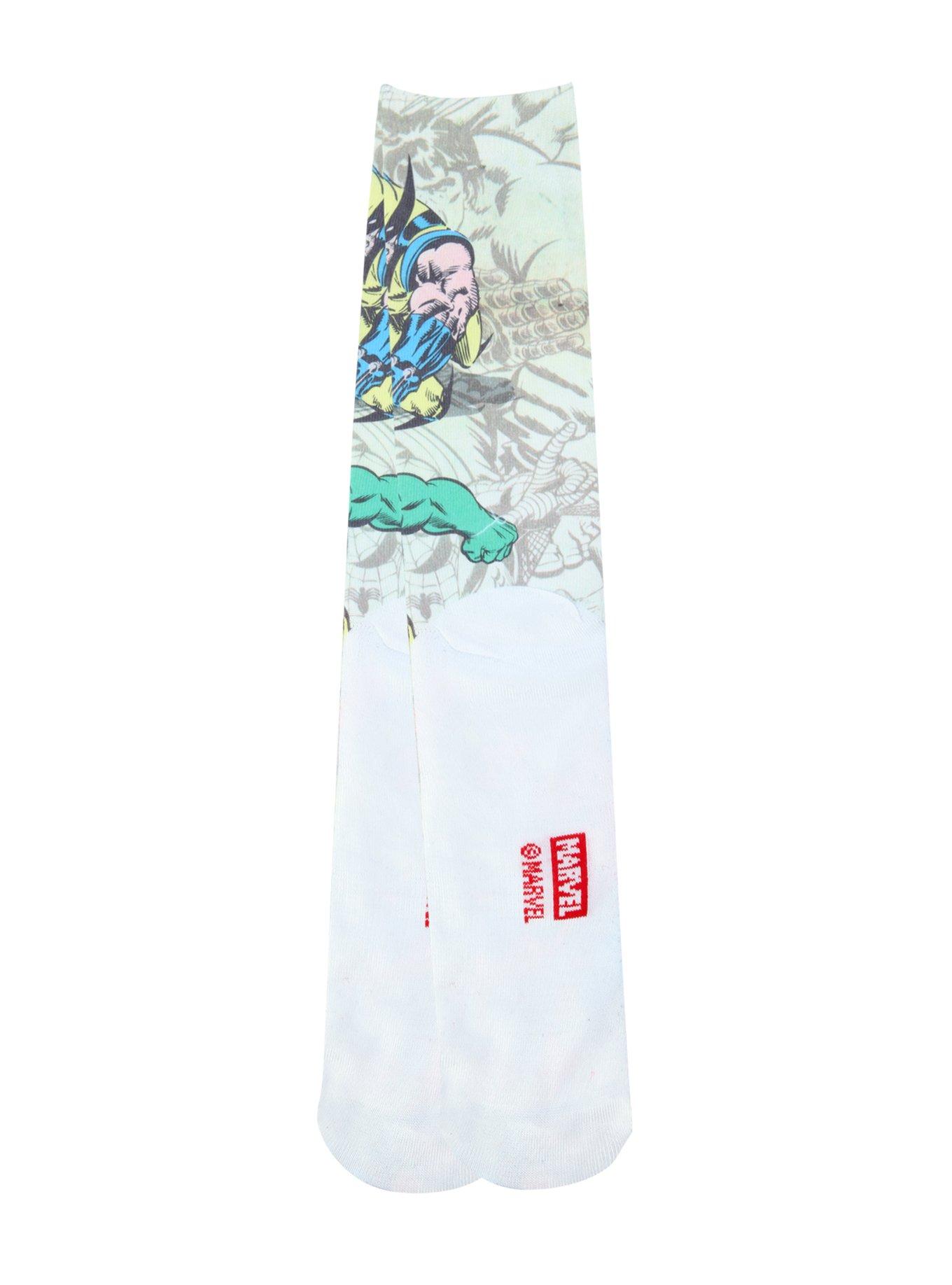 Marvel Comics Crew Socks, , alternate