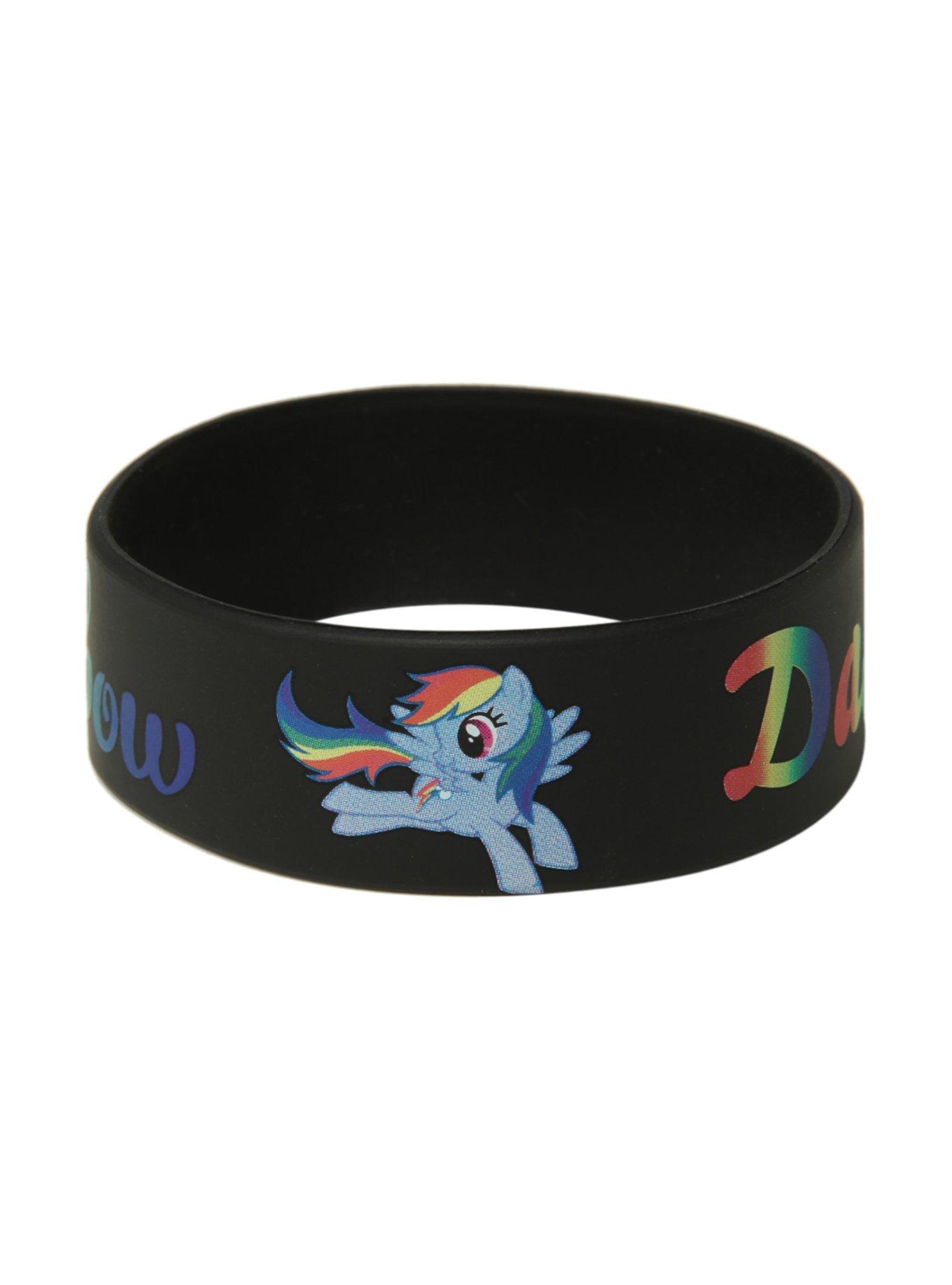 My Little Pony Rainbow Dash Rubber Bracelet, , alternate