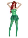 DC Comics Poison Ivy Green Lace Corset, , alternate