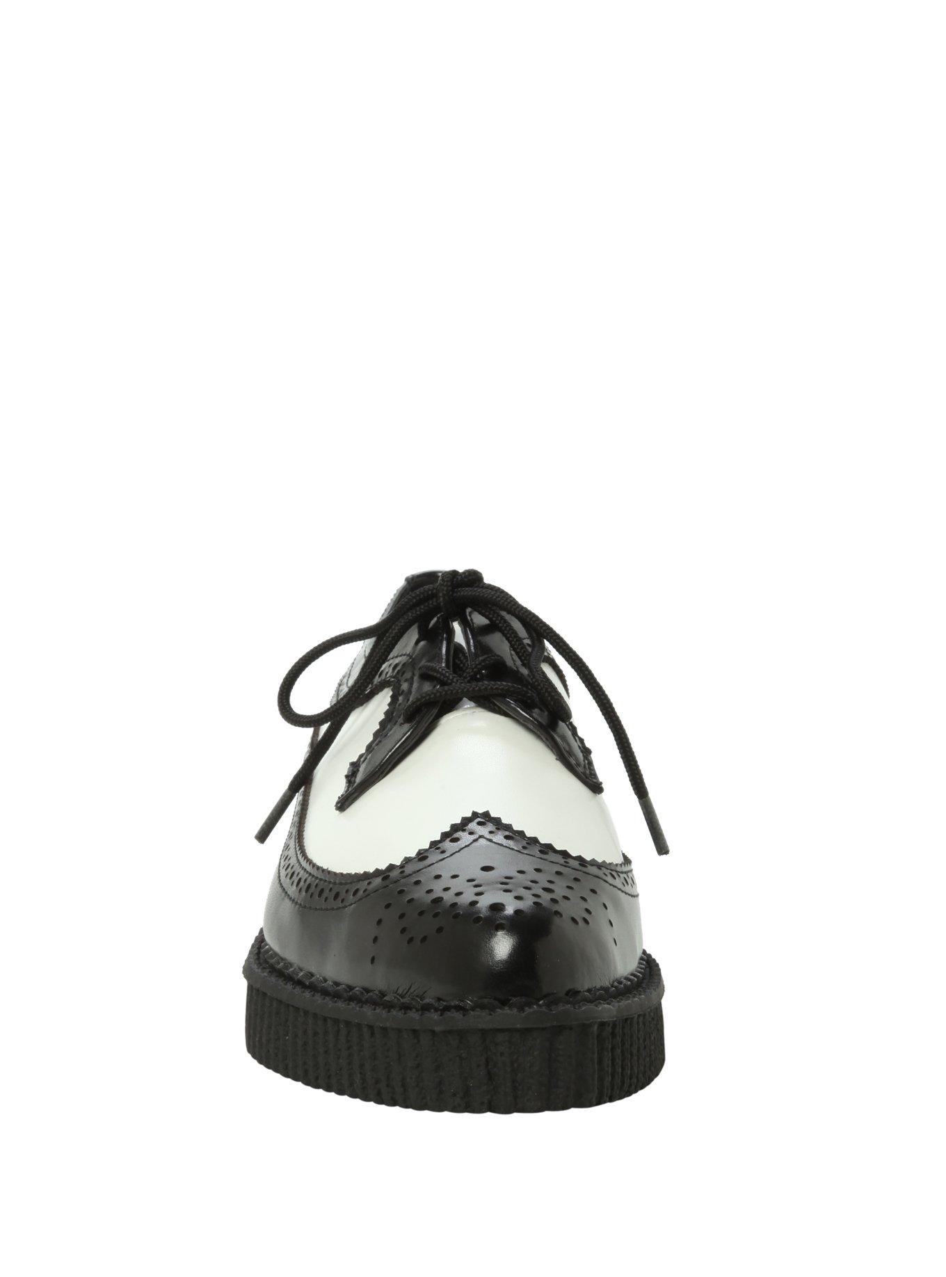 T.U.K. Black And White Wingtip Creeper, , alternate