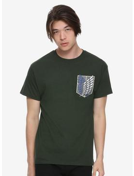 Attack On Titan Scout Regiment T-Shirt, GREEN, hi-res