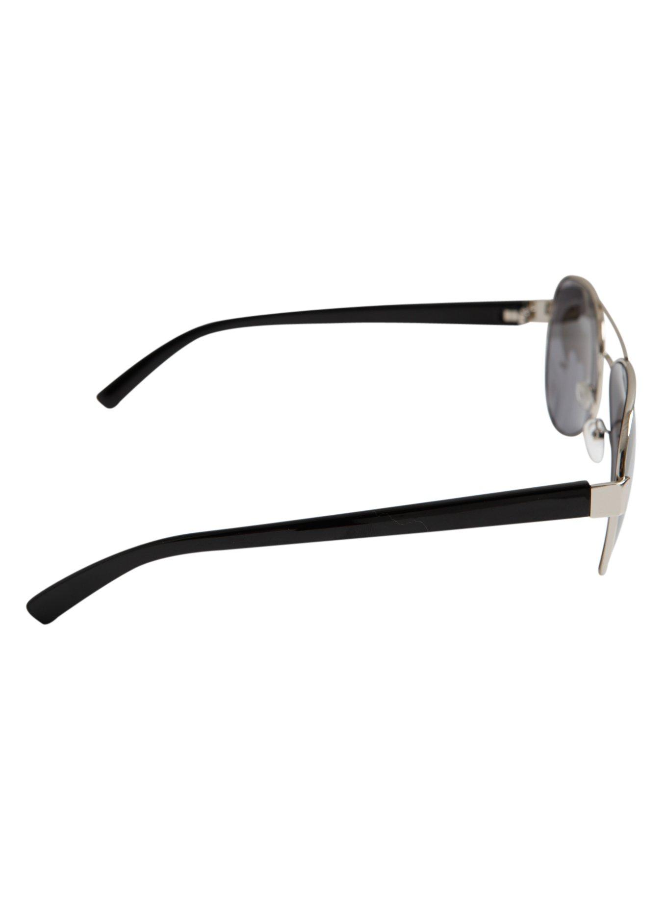 DC Comics Batman Logo Lens Aviator Sunglasses, , alternate