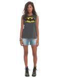 DC Comics Batman Striped Muscle Girls Top, , alternate