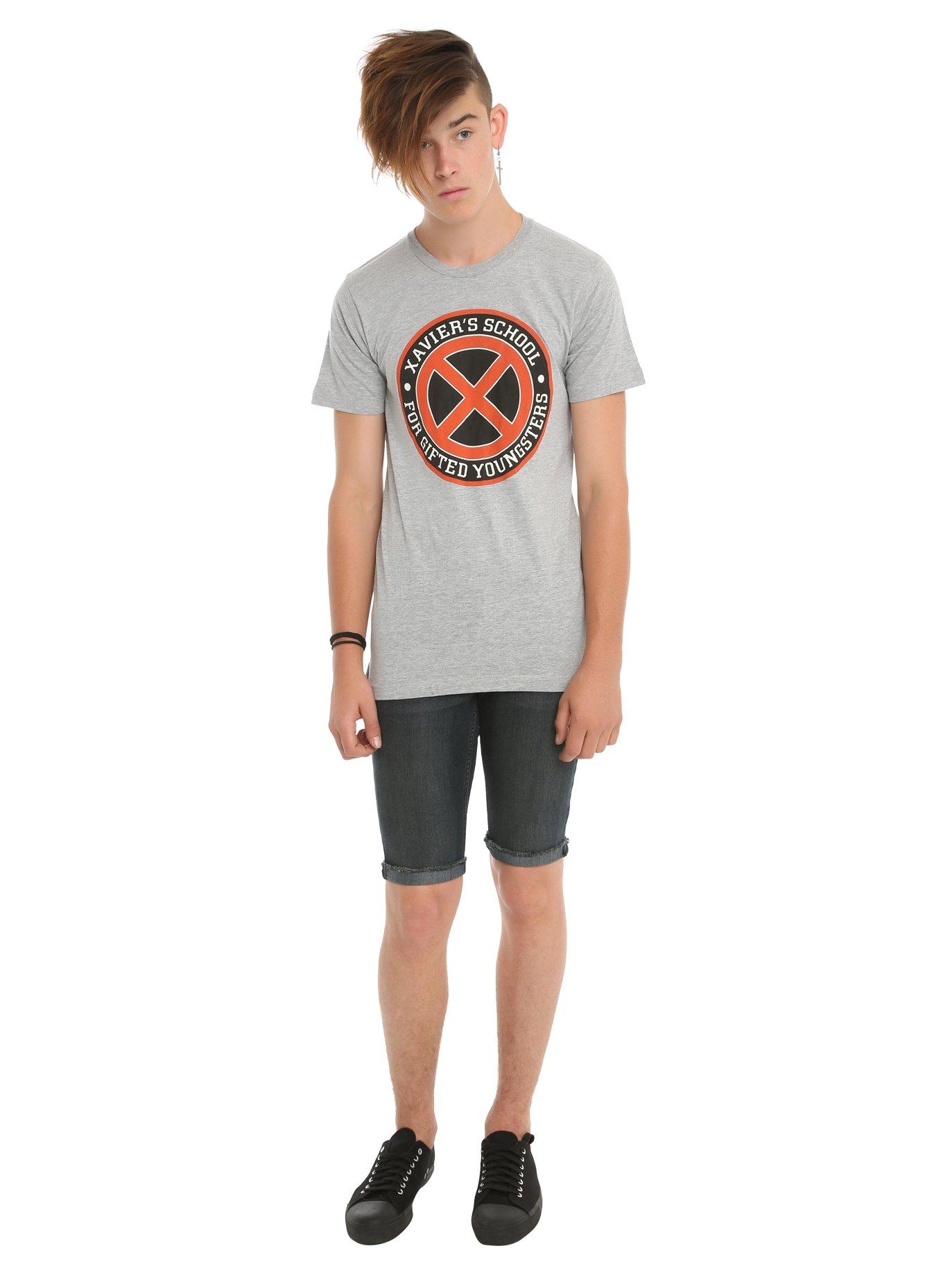 Marvel X-Men Xavier's School Crest T-Shirt, , alternate