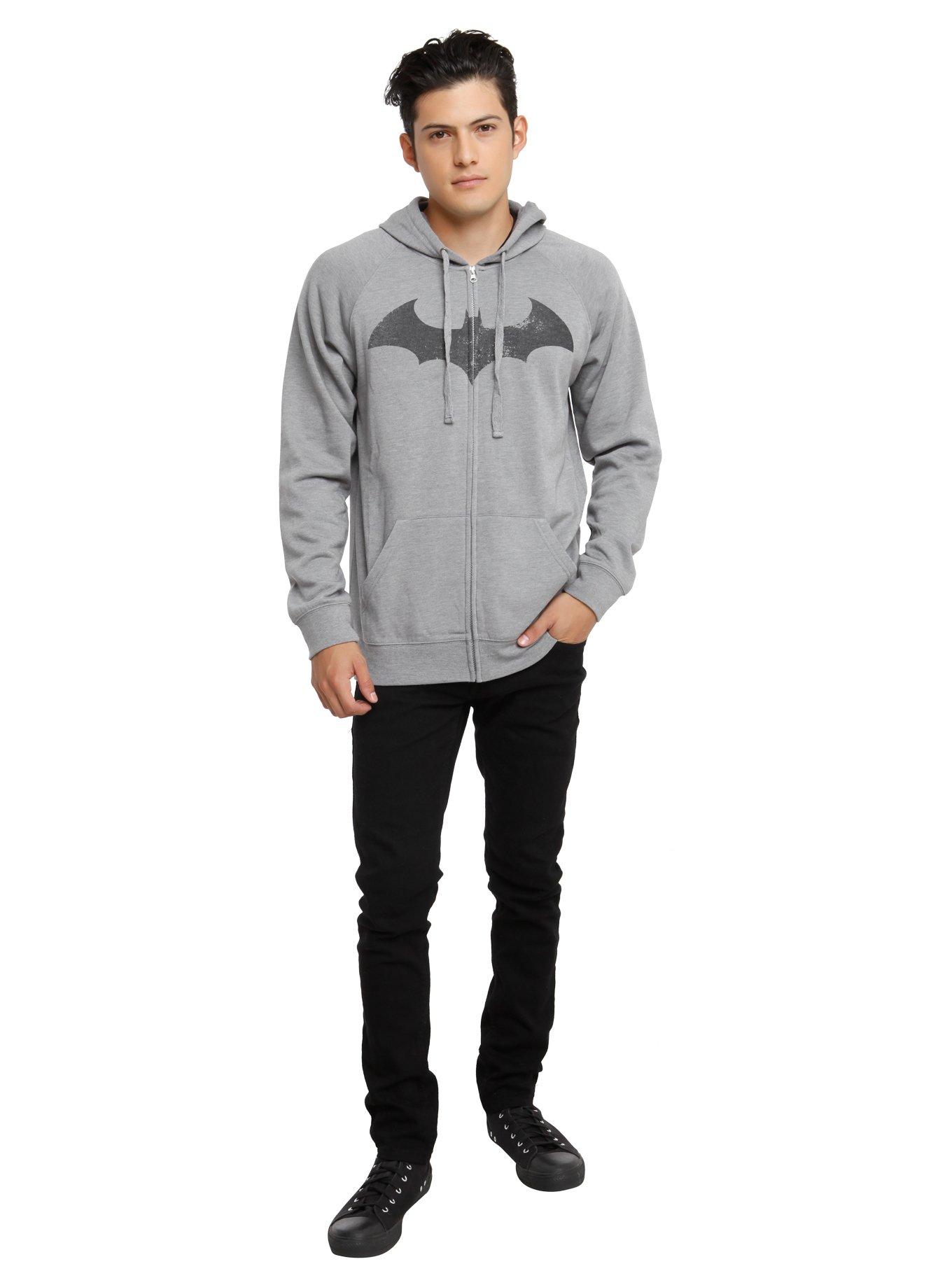 DC Comics Batman Hush Logo Zip Hoodie, , alternate