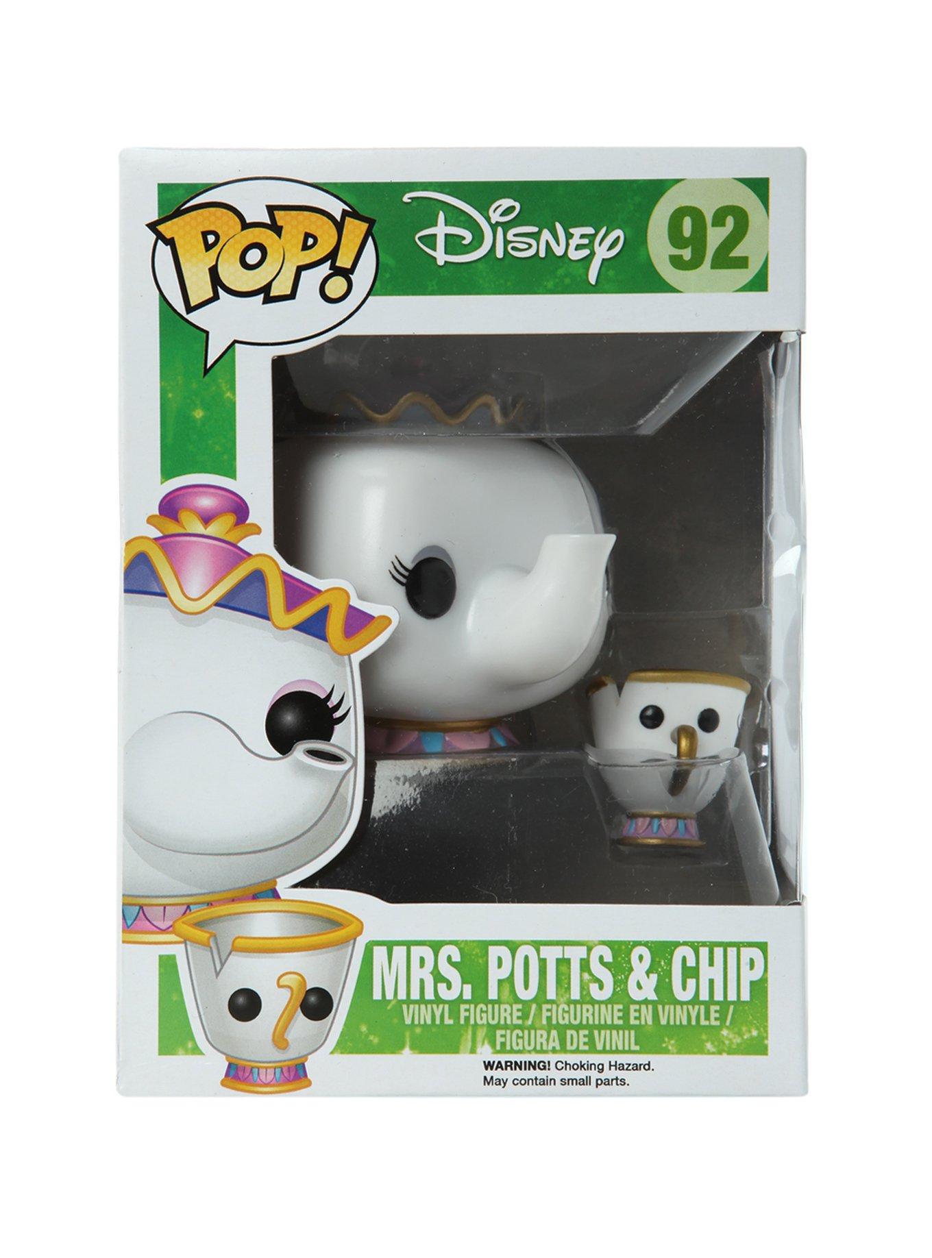 Funko Disney Beauty And The Beast Pop! Mrs. Potts & Chip Vinyl Figures, , alternate