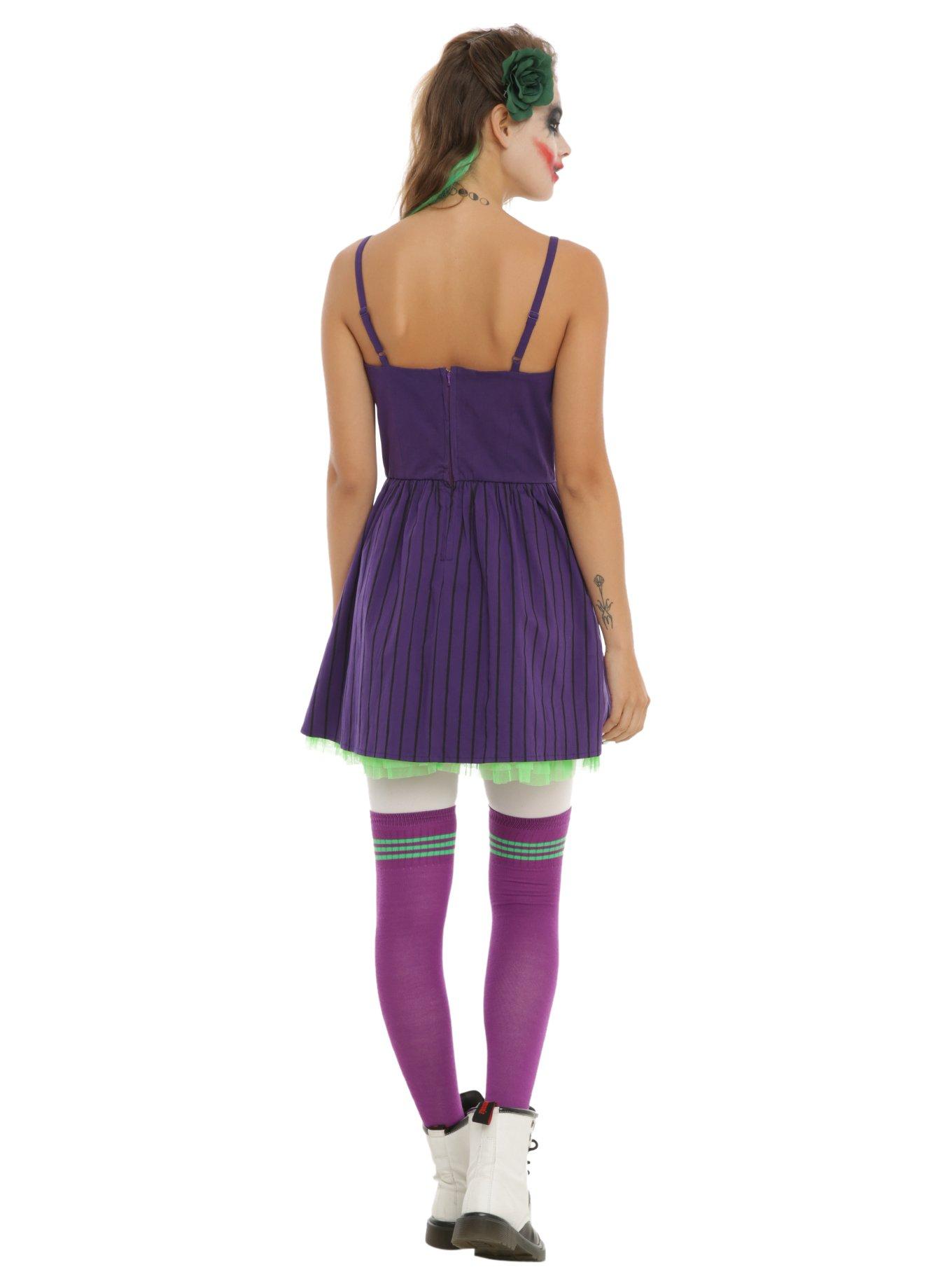 DC Comics The Joker Costume Dress, , alternate