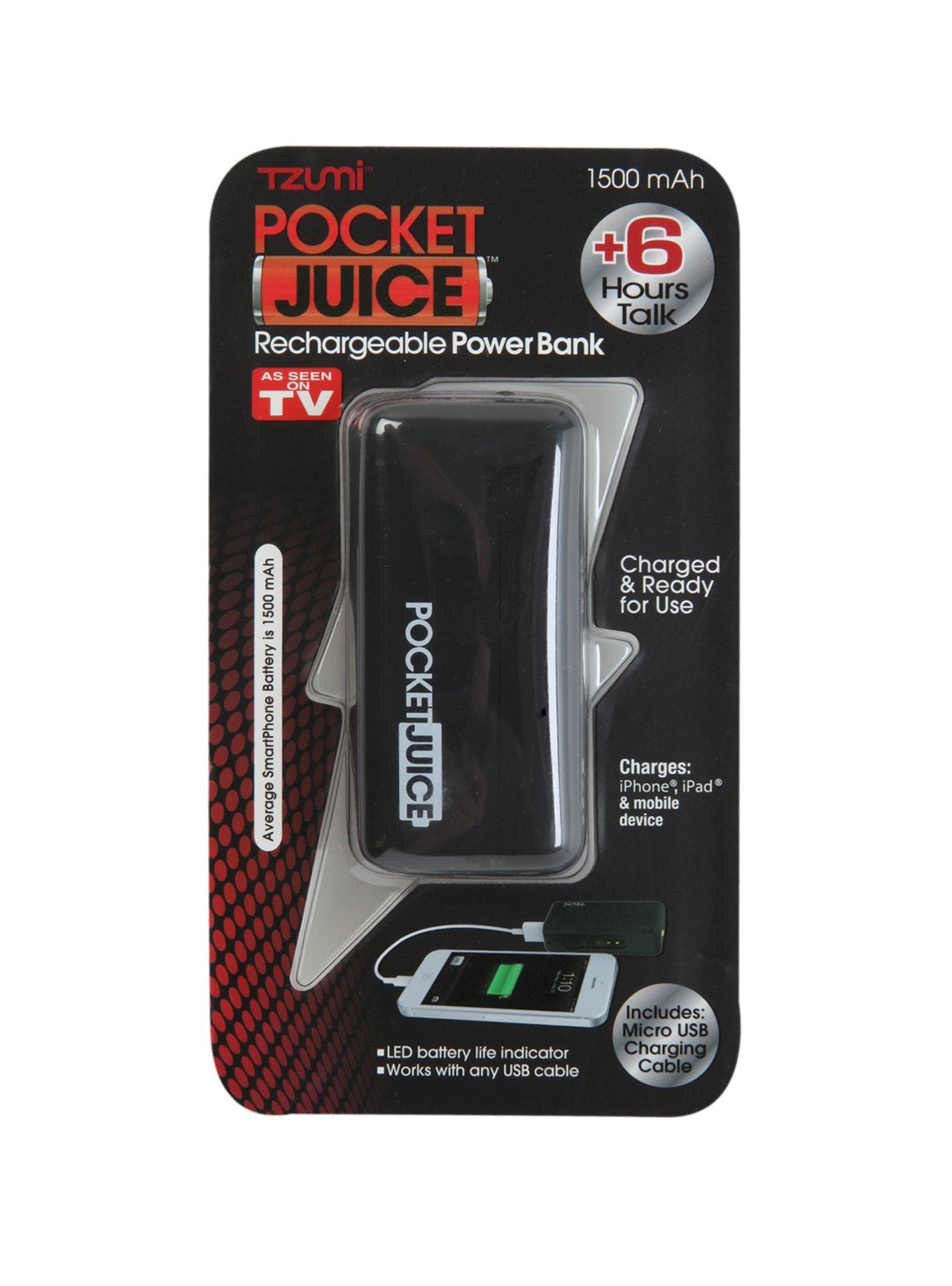 Pocket Juice Rechargeable Power Bank, , alternate