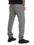 XXX RUDE Grey Marled Knit Jogger Fit Pants, , alternate
