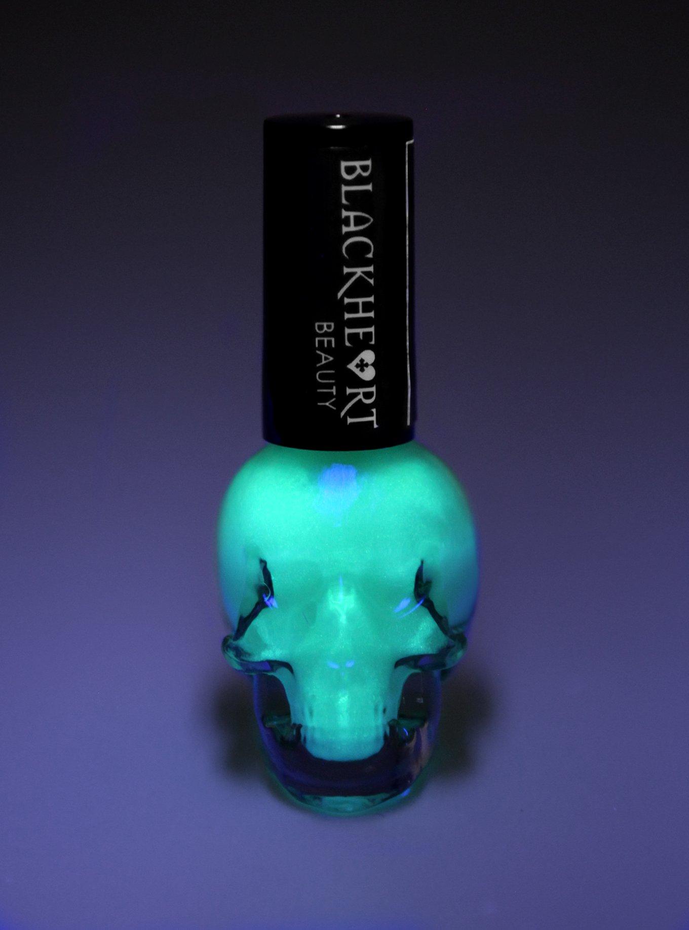 Blackheart Beauty Glow-In-The-Dark Nail Polish, , alternate