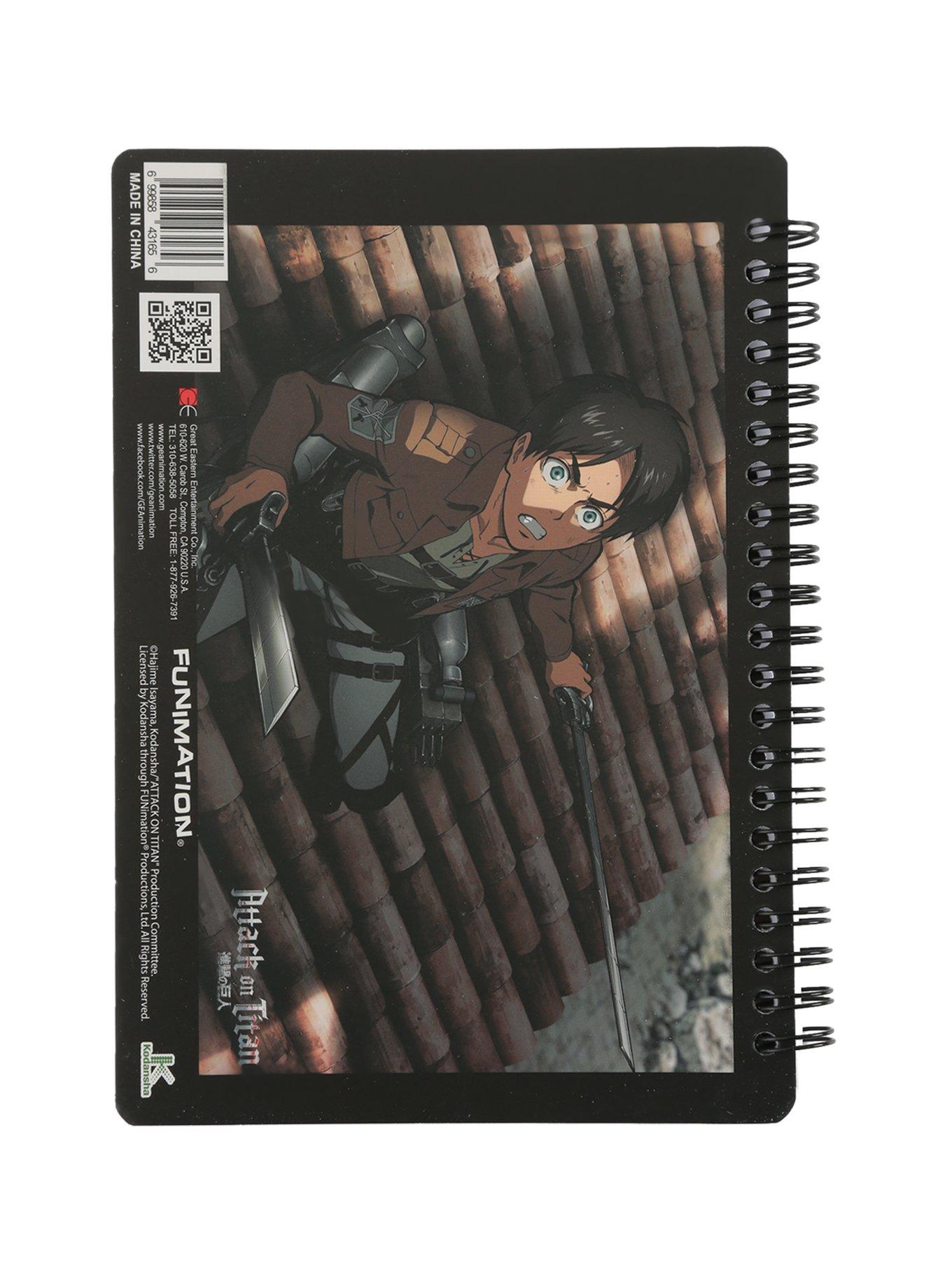 Attack On Titan Spiral Notebook, , alternate