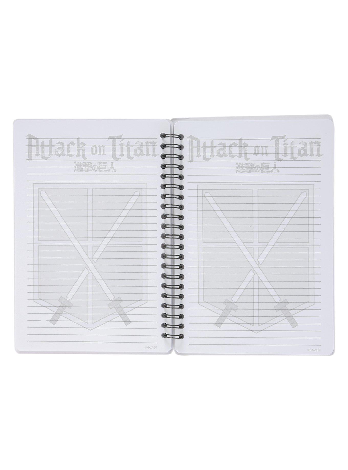 Attack On Titan Spiral Notebook, , alternate