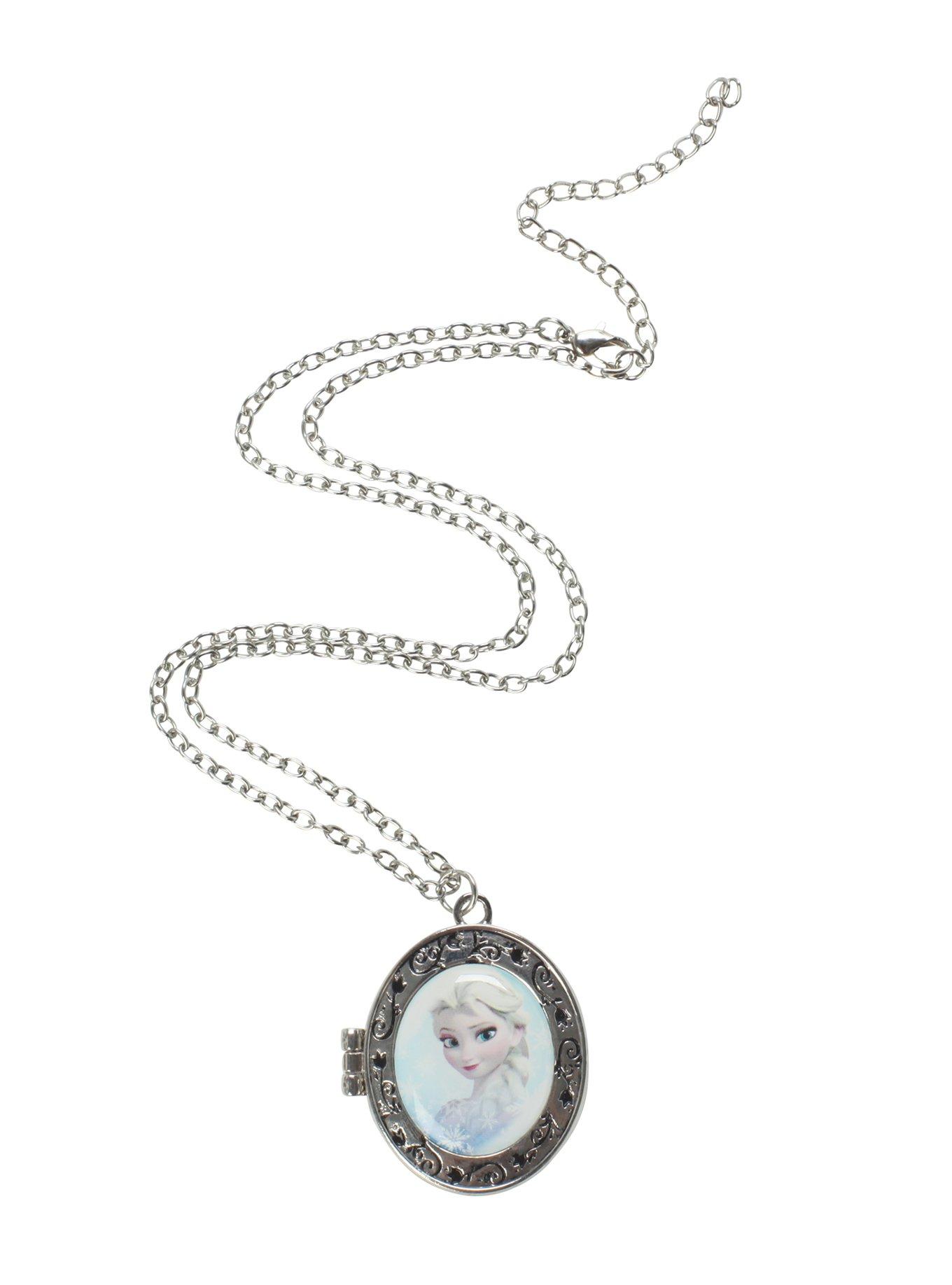 Disney Frozen Elsa Locket Necklace, , alternate