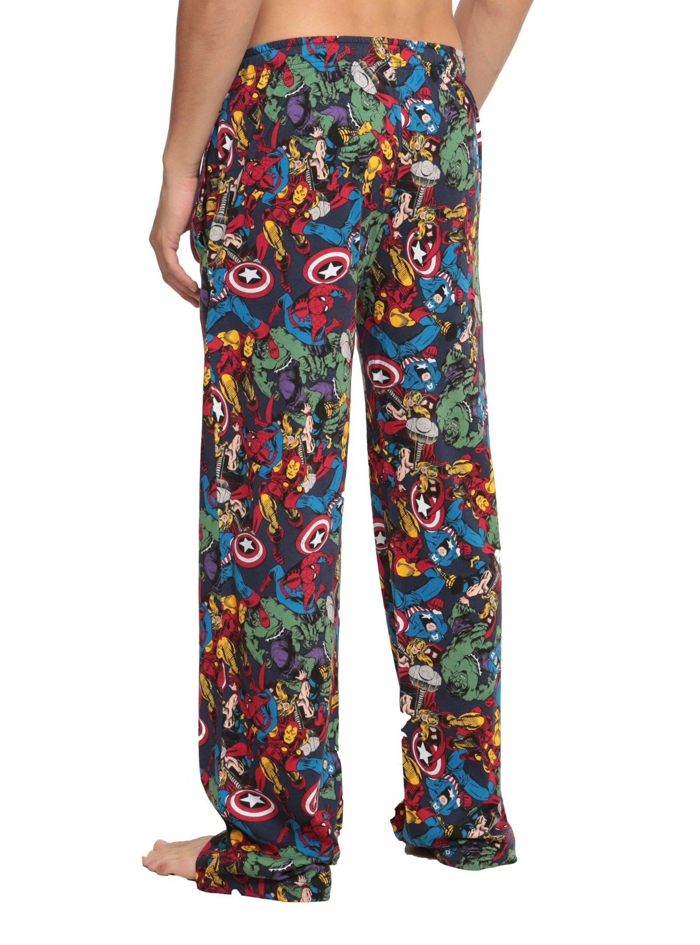 Marvel Heroes Guys Pajama Pants, , alternate