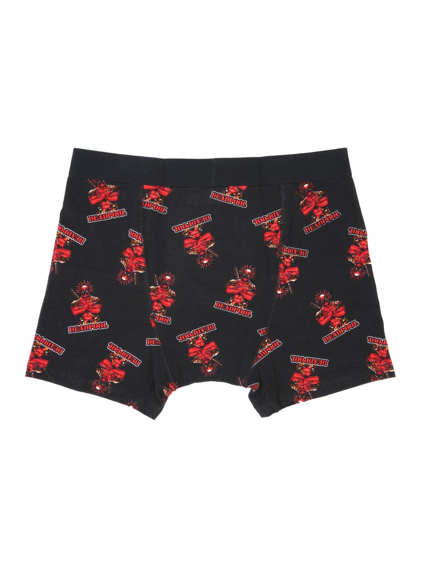 Marvel Deadpool Boxer Briefs, , alternate
