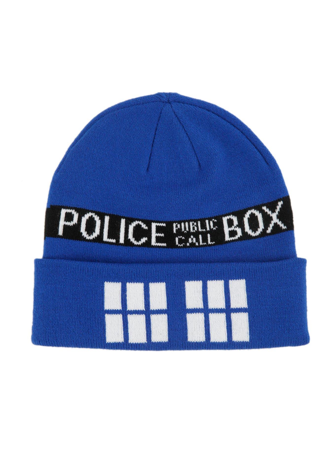 Doctor Who TARDIS Watchman Beanie, , alternate
