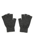 Grey Knit Fingerless Gloves, , alternate