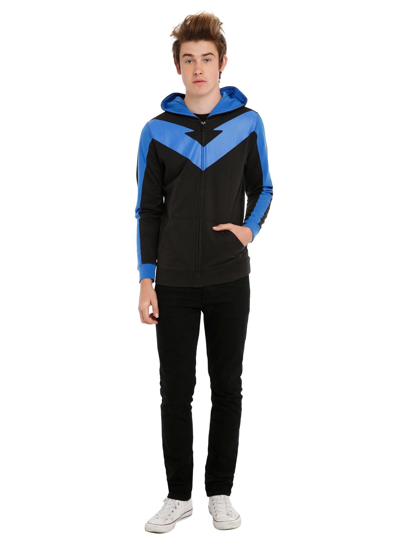 Nightwing hoodie cheap hot topic