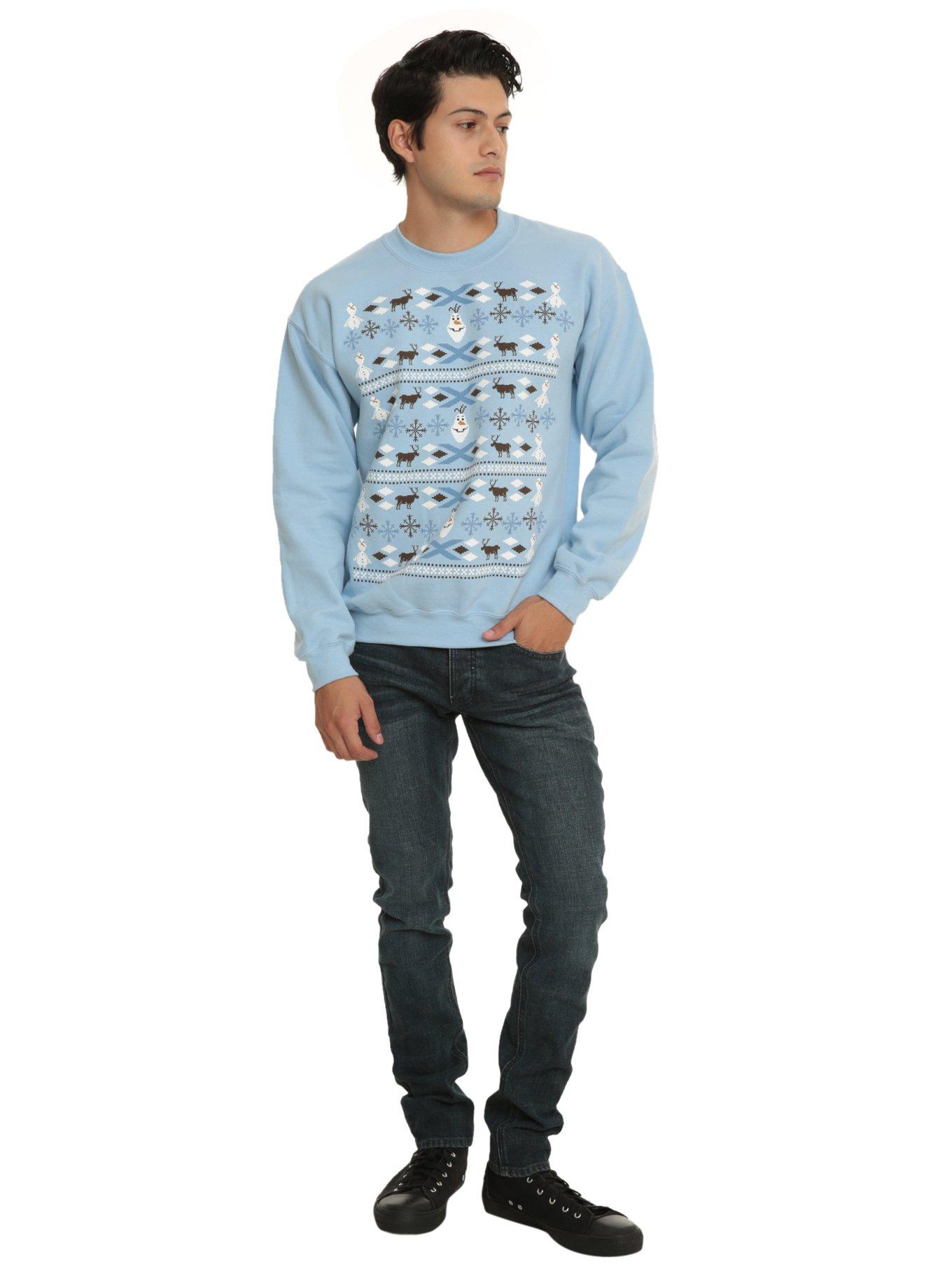 Disney Frozen Olaf Holiday Crewneck Sweatshirt, , alternate