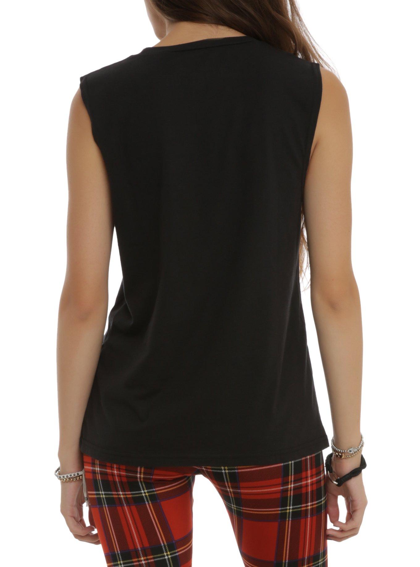 I Like My Music Loud Girls Muscle Top, , alternate