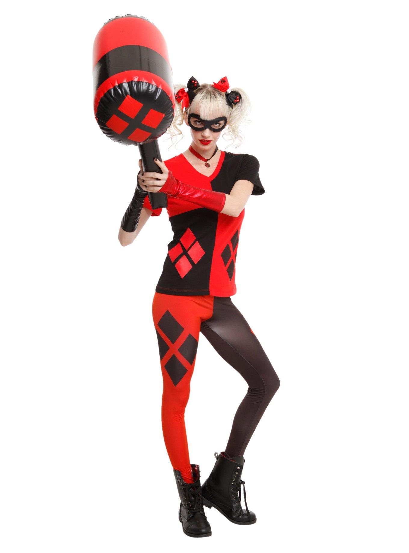 DC Comics Harley Quinn Inflatable Mallet, , alternate