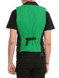 Tripp Green Pinstripe Vest, , alternate