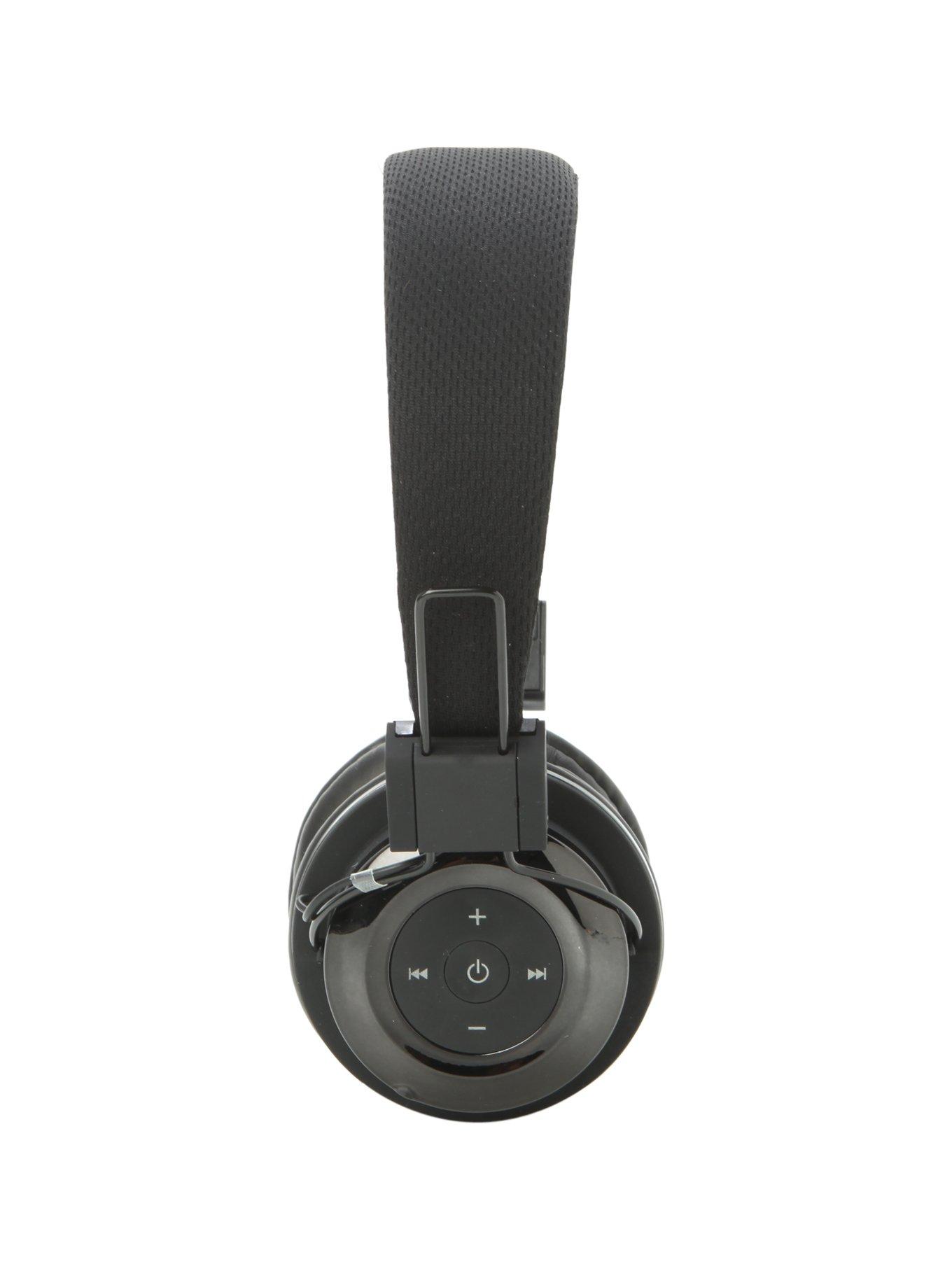 Tzumi Black Metallic Bluetooth Stereo Headphones, , alternate