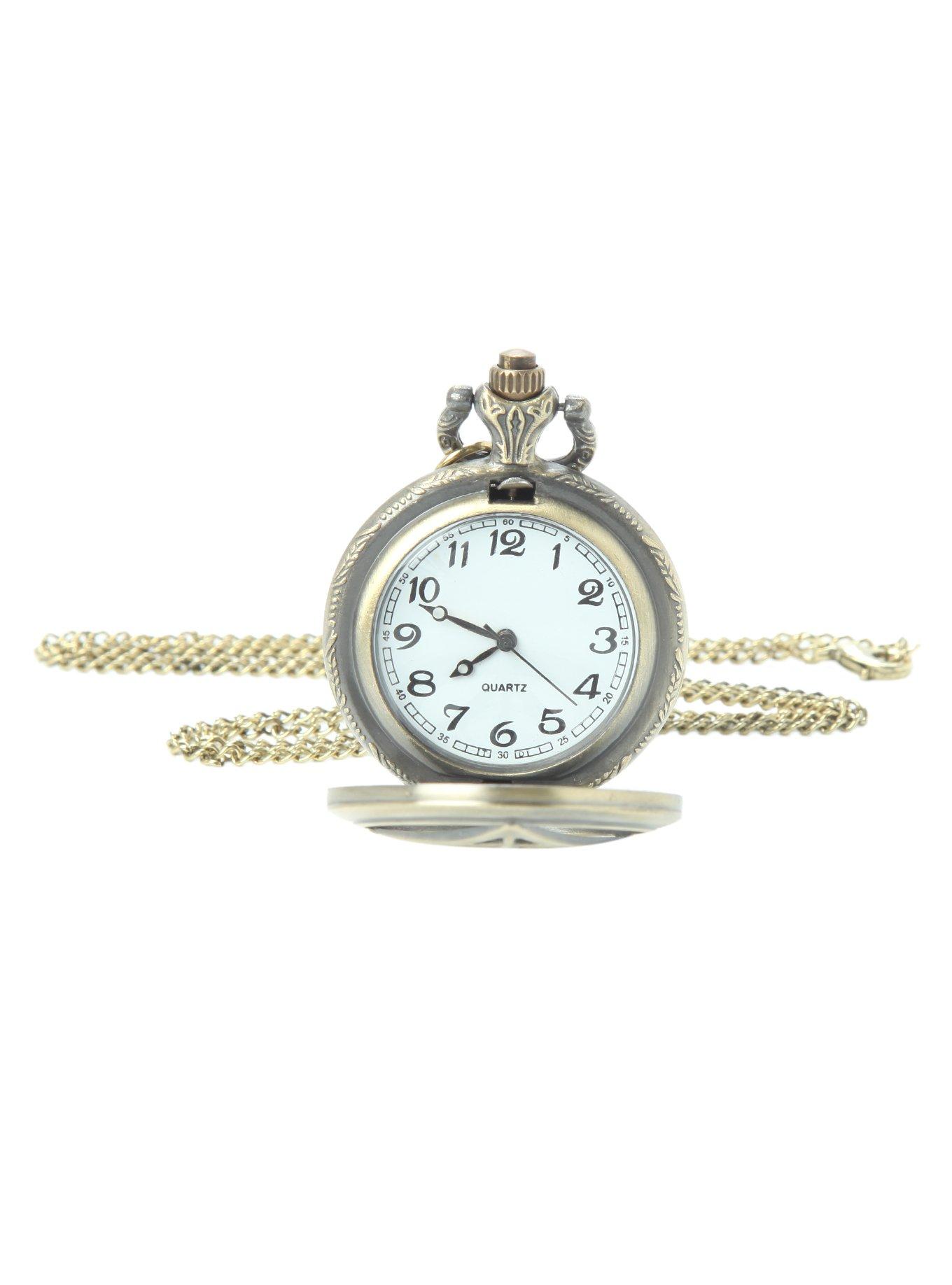 Harry Potter The Deathly Hallows Pocket Watch Necklace, , alternate
