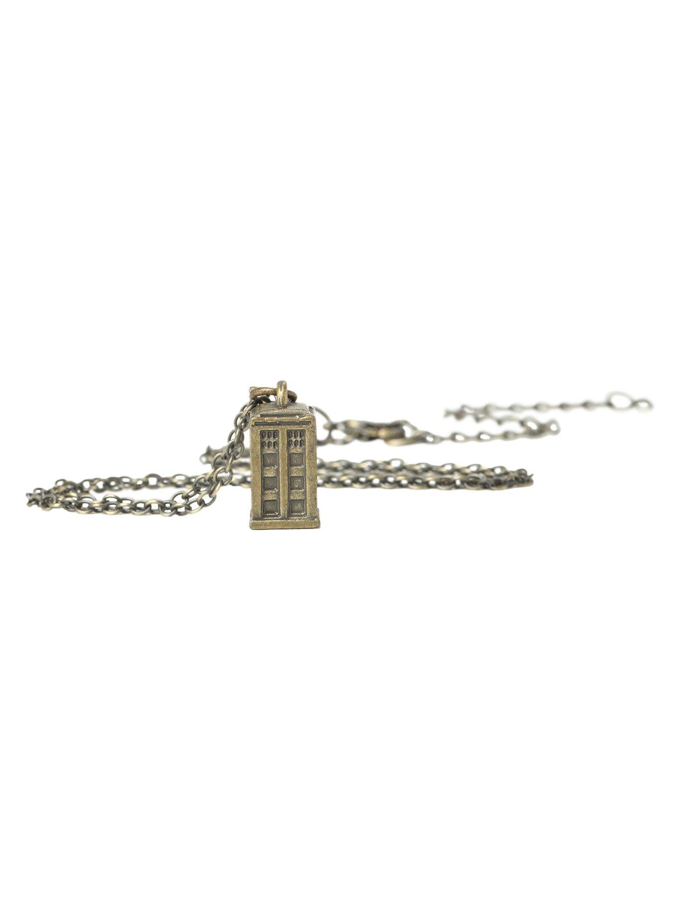 Doctor Who TARDIS Charm Necklace, , alternate