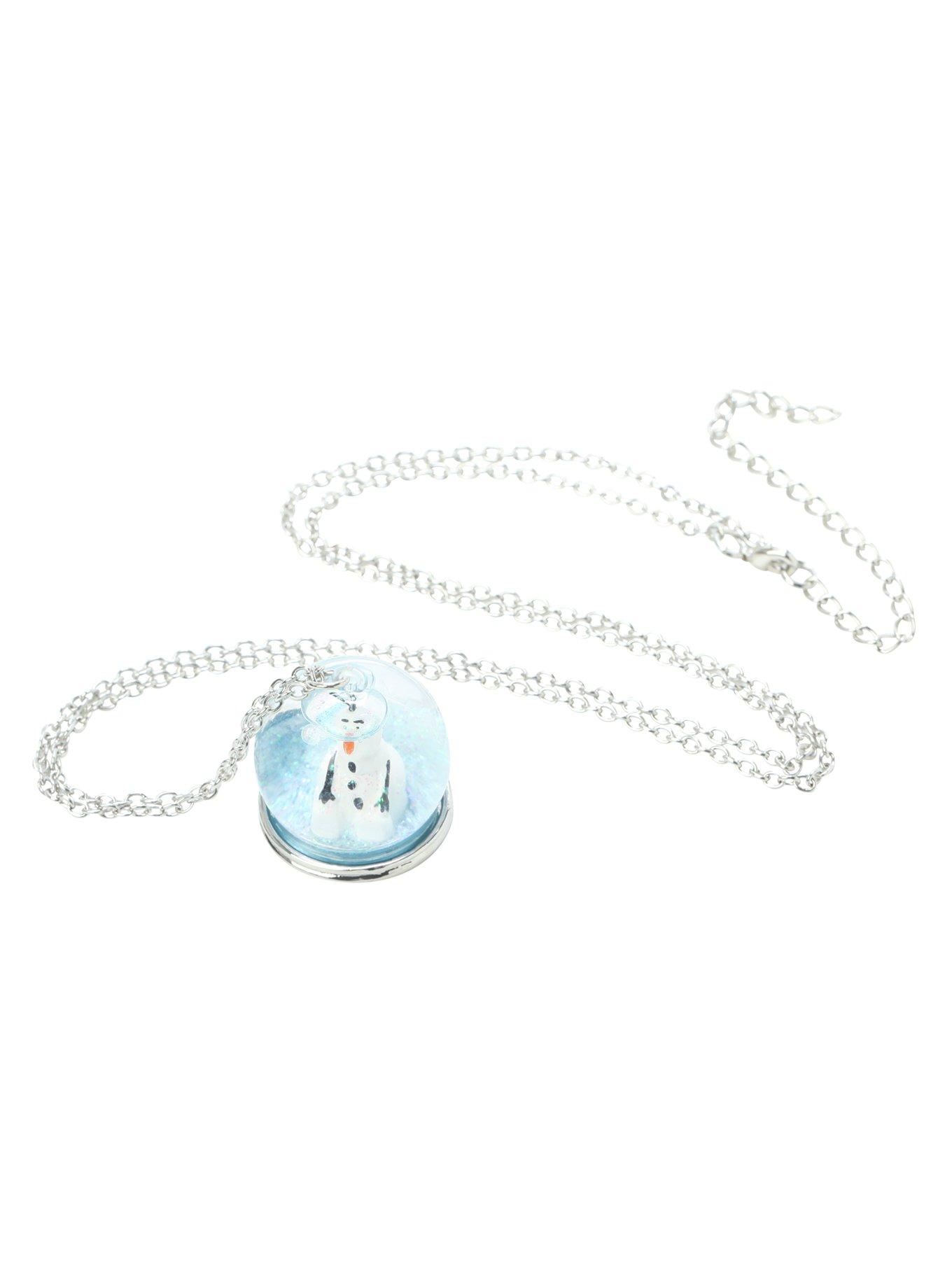 Disney Frozen Olaf Snow Globe Necklace, , alternate