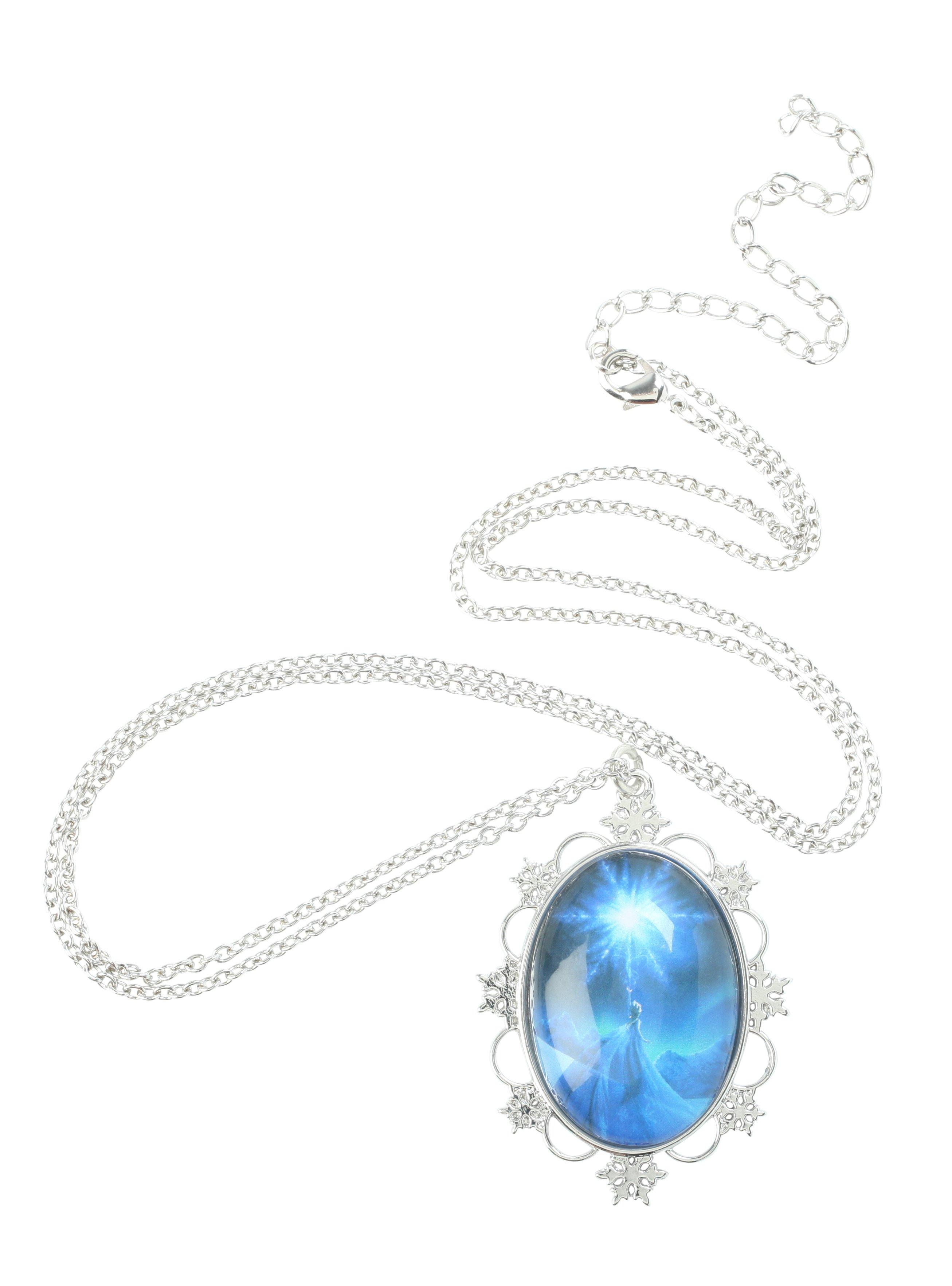 Disney Frozen Elsa Let It Go Necklace, , alternate