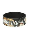 Are You Kitten Me Right Meow? Rubber Bracelet, , alternate