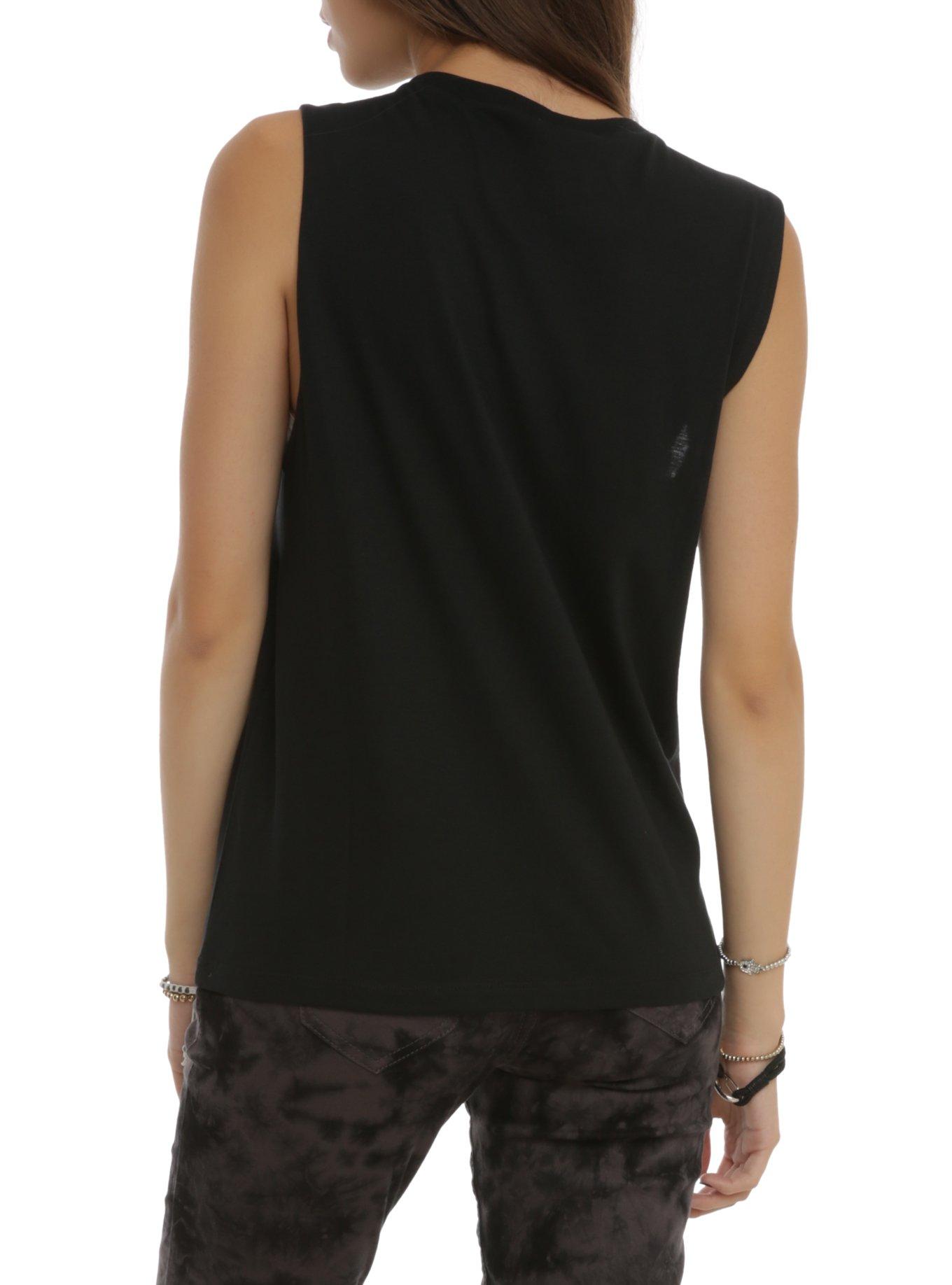 My Music Scares People Girls Muscle Top, , alternate