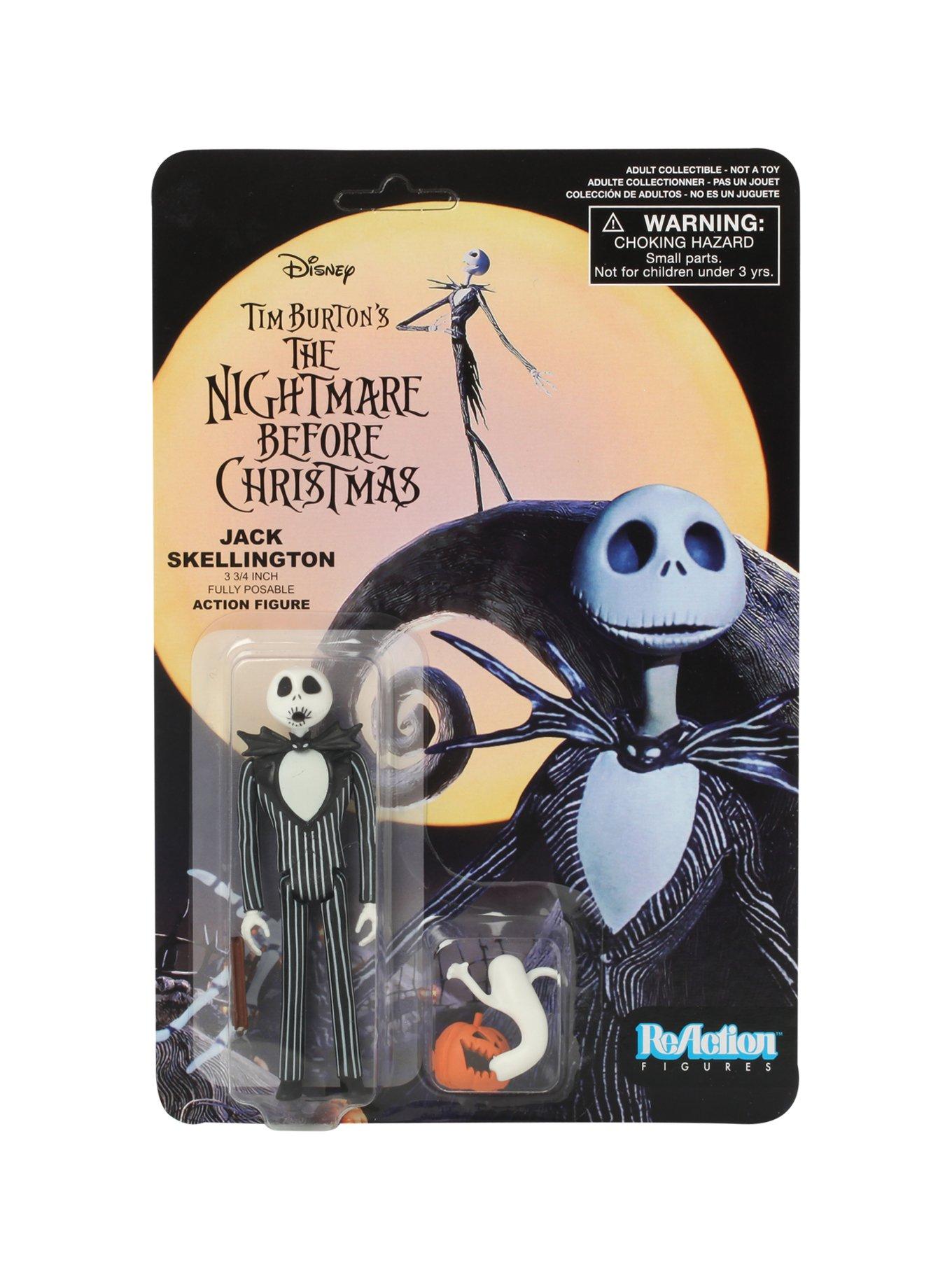 Funko The Nightmare Before Christmas ReAction Jack Skellington Action Figure, , alternate