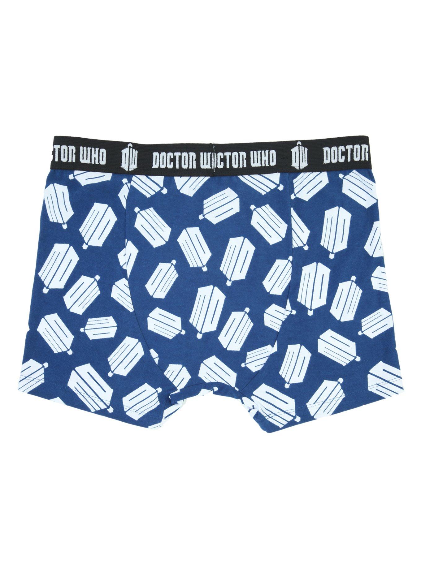 Doctor Who TARDIS Logo Boxer Briefs, , alternate