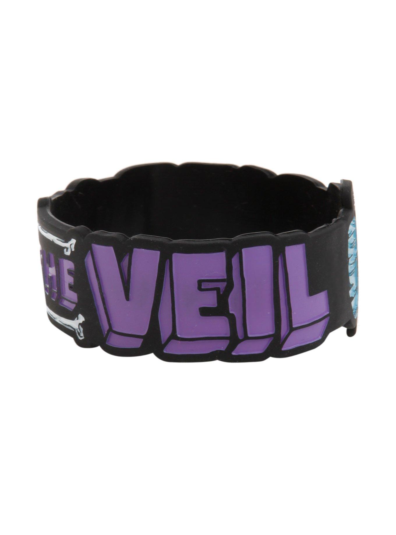 Pierce The Veil Skate Die-Cut Rubber Bracelet, , alternate
