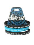Blink-182 Lyrics Rubber Bracelet 3 Pack, , alternate