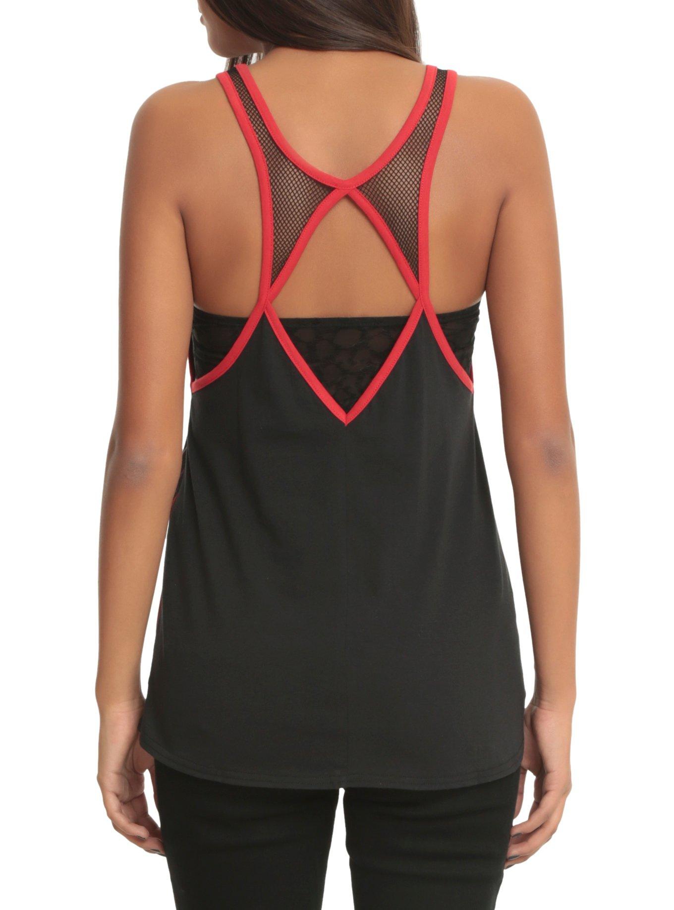 DC Comics Harleen Harley Quinn Diamond Sublimation Girls Tank Top, , alternate