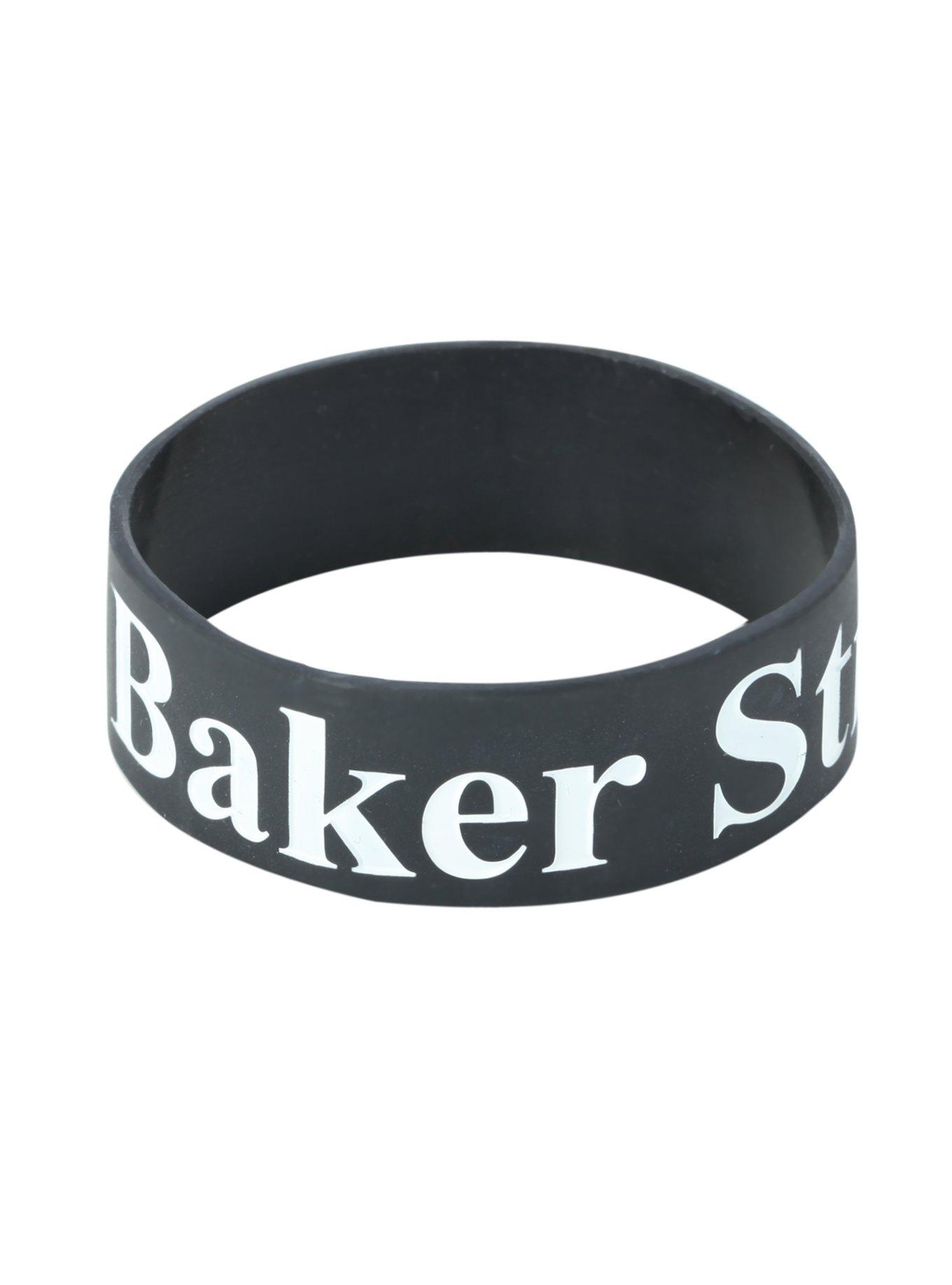 221b Baker Street Rubber Bracelet, , alternate