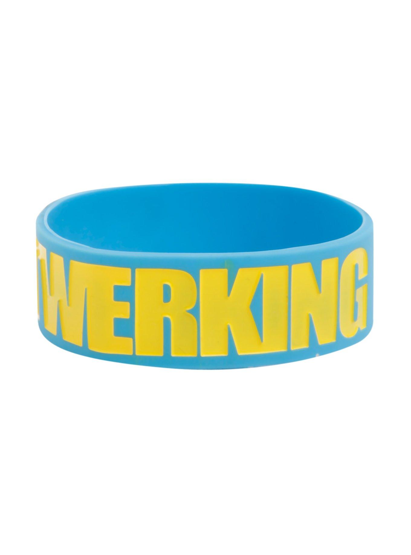 Stop Twerking Rubber Bracelet, , alternate