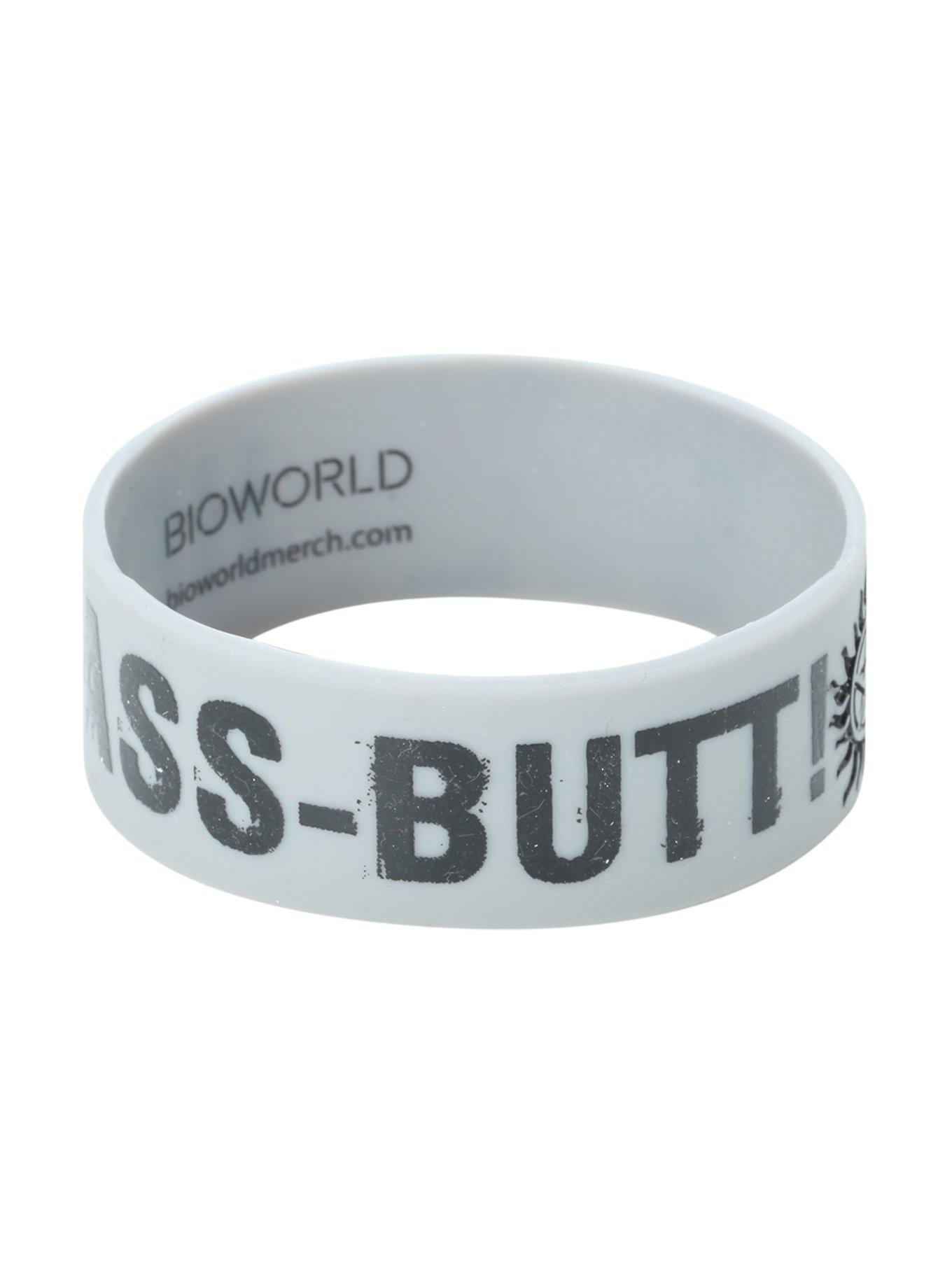 Supernatural Hey Ass-butt! Rubber Bracelet, , alternate